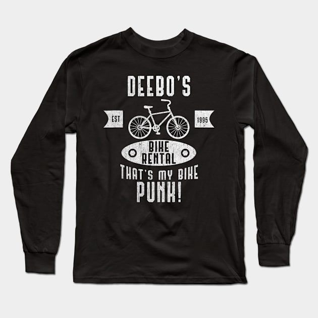 Deebo's Bike Rentals Vintage That's My Bike Long Sleeve T-Shirt by glaucomaegford